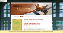 Desktop Screenshot of bleiglas-blume.com
