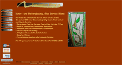 Desktop Screenshot of bleiglas-blume.de
